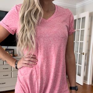 Pink/red tshirt dress